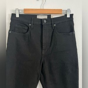 NWT Everlane The High Rise Skinny Black Jeans